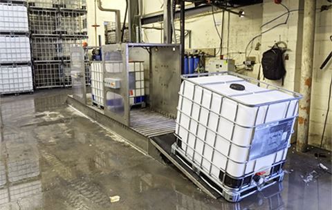 Hệ thống làm sạch tự động áp suất cao bể IBC