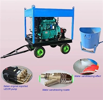 Ứng dụng của máy phun cát thủy điện là gì?